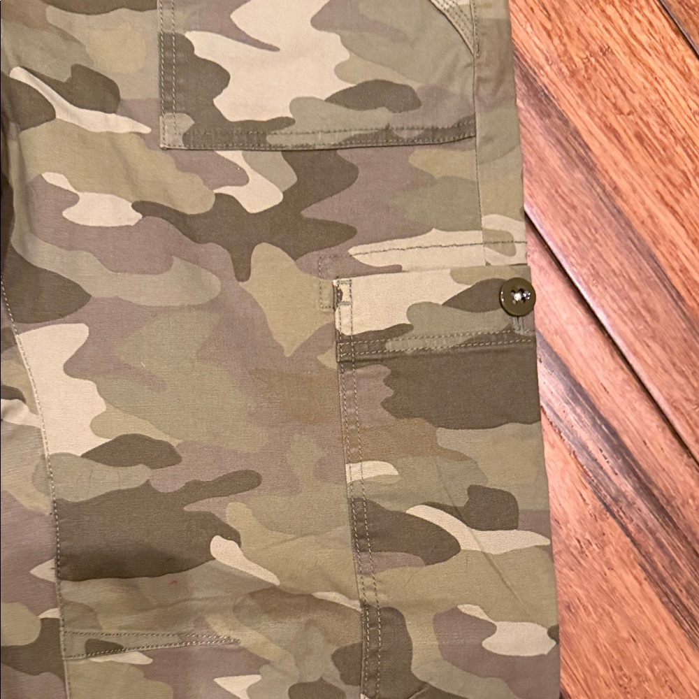 Anthropologie Pilcro New Sz 32 Barrel Camo Pants - Picture 6 of 13